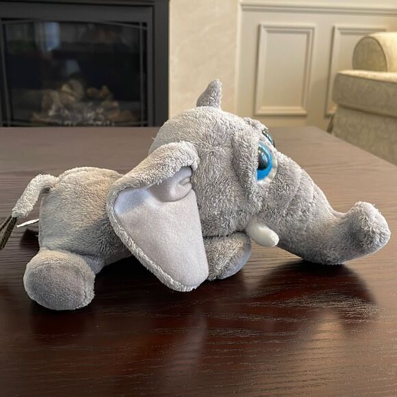 Russ Berrie Lil Peepers Gazoo The Grey Elephant 10" Stuffed Animal Plush Toy - Picture 3 of 8